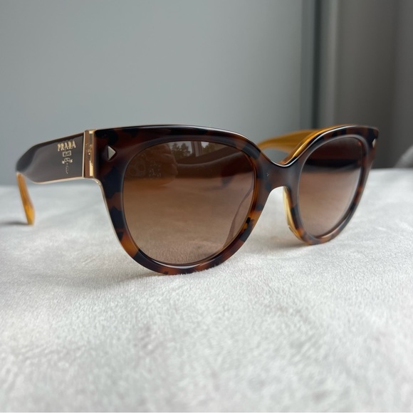 PRADA Cat Eye Brown Sunglasses - Picture 5 of 10